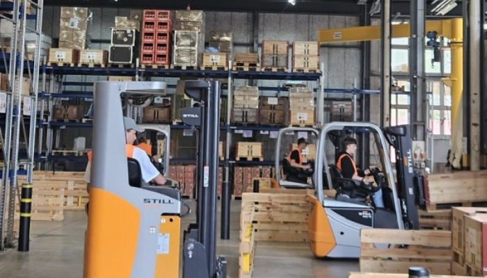 Kurs um Stapler zu fahren