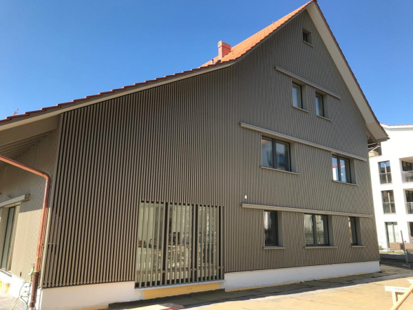 Rückbau Werkhalle CANDRIAN + Neubau MFH mit Sanierung Bauernhaus in Uster