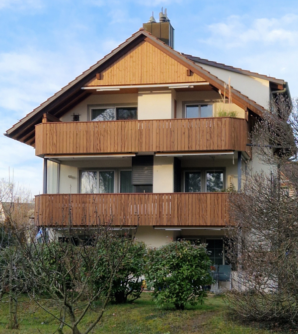 Ersatz Geländeverkleidung plus Balkon- und Gibelersatzneubau